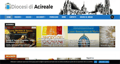 Desktop Screenshot of diocesiacireale.it